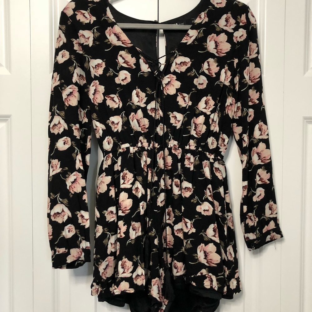 FLORAL ROMPER